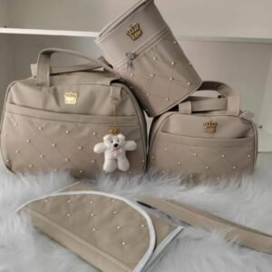 Kit Luxo Essencial 4 Peças – Bolsas Térmicas & Impermeáveis com Design Exclusivo