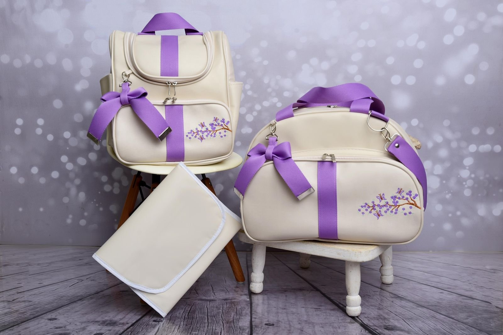 Kit Maternidade Duo Essencial: Bolsa & Mochila Versátil