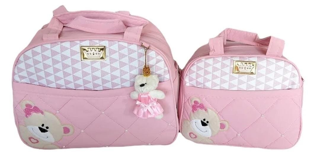 Kit Maternidade Essencial Duo: Bolsas Térmicas & Impermeáveis + Brinde Exclusivo