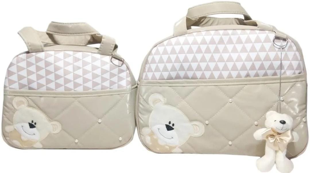 Kit Maternidade Essencial Duo: Bolsas Térmicas & Impermeáveis + Brinde Exclusivo