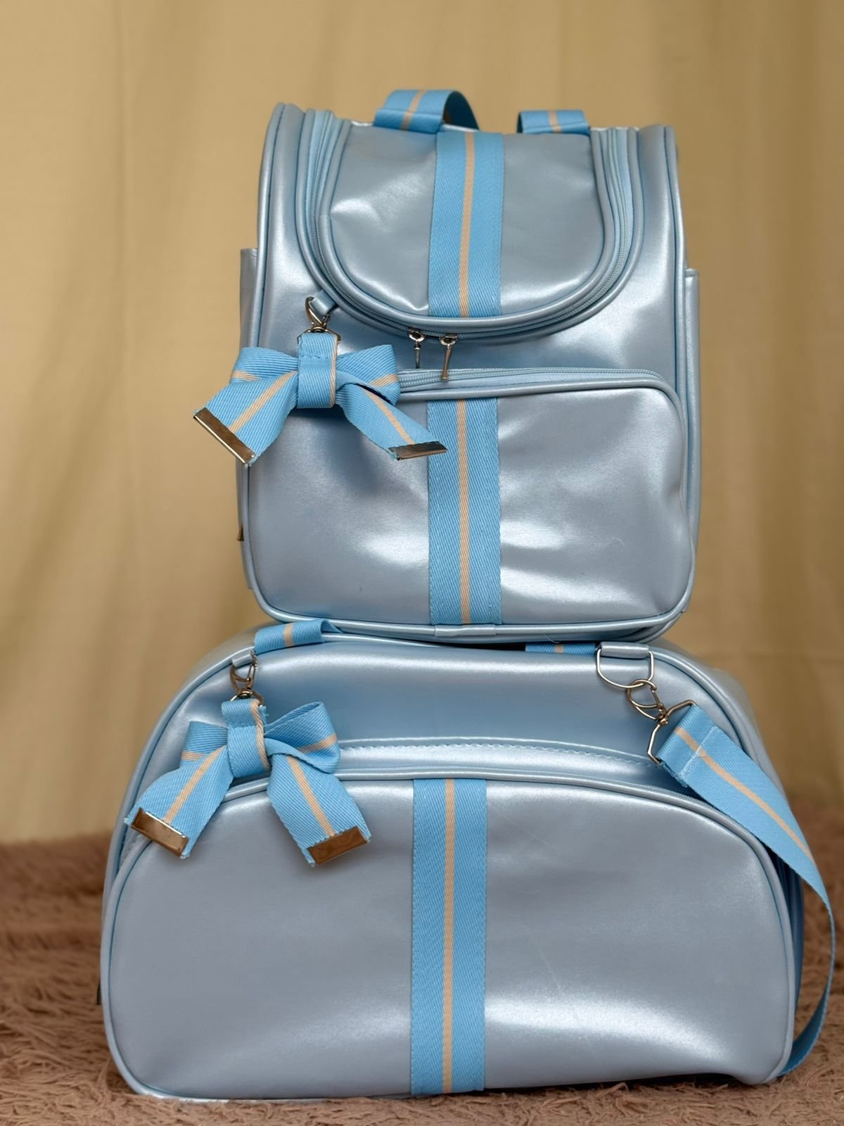 Kit Maternidade Essencial 2 em 1: Bolsa G & Mochila Versátil Térmica e Impermeável