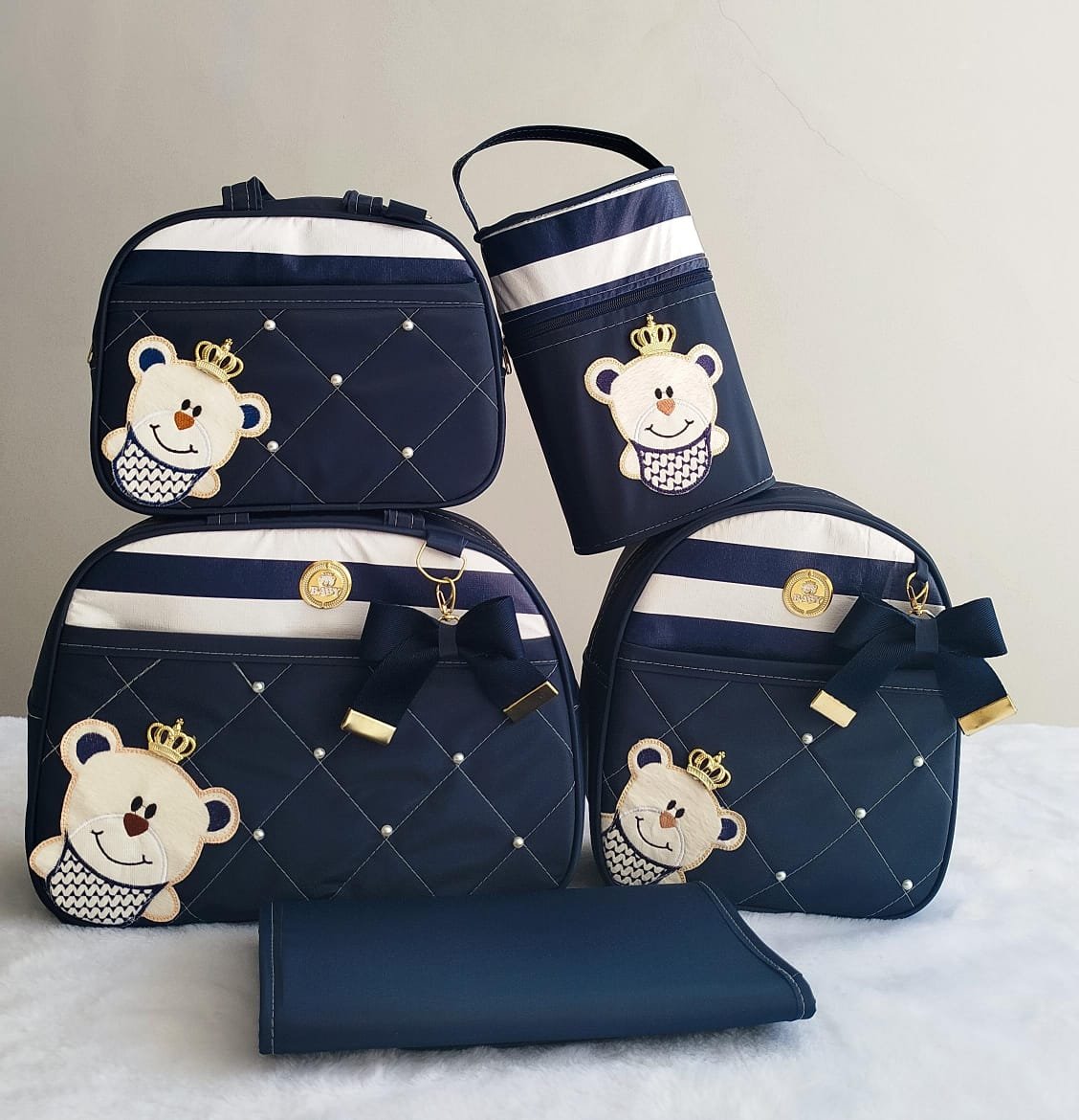 Kit Maternidade Completo 5 Peças: Térmico, Impermeável e Essencial